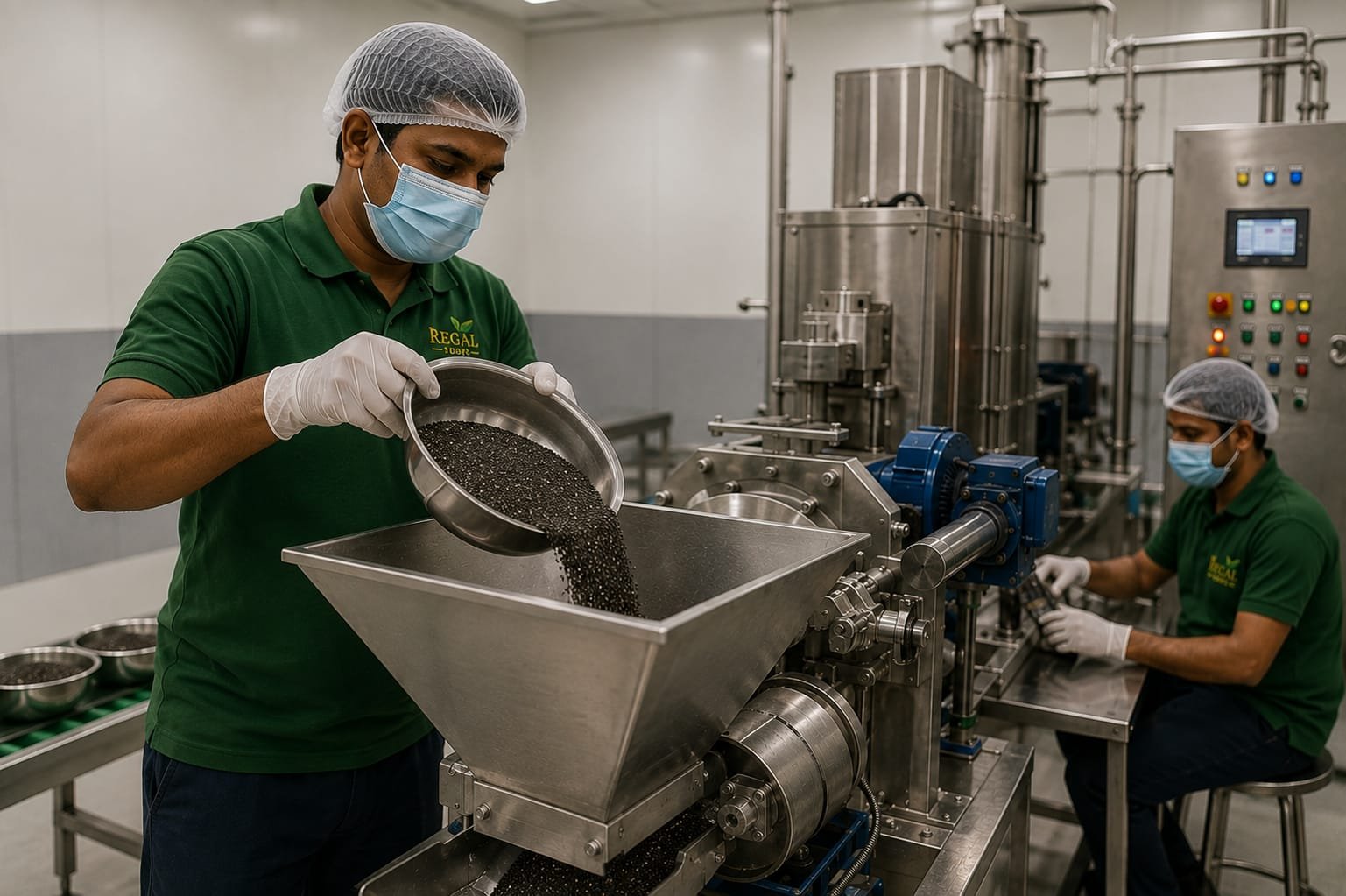 Seed processing facility